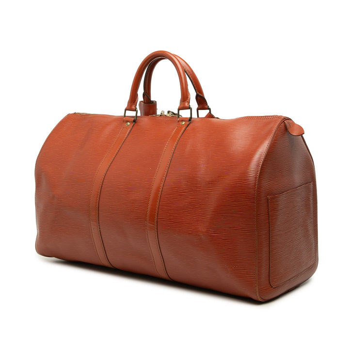 Keepall 50 Épi Marron