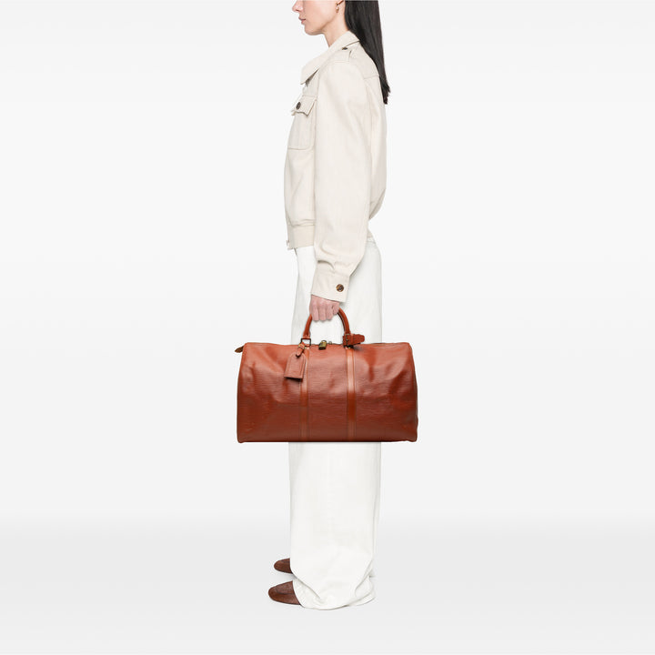 Keepall 50 Épi Marron