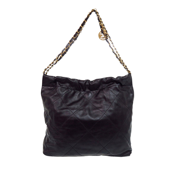Chanel Small Matelassé brillant Cuir de veau 22 Sac à main