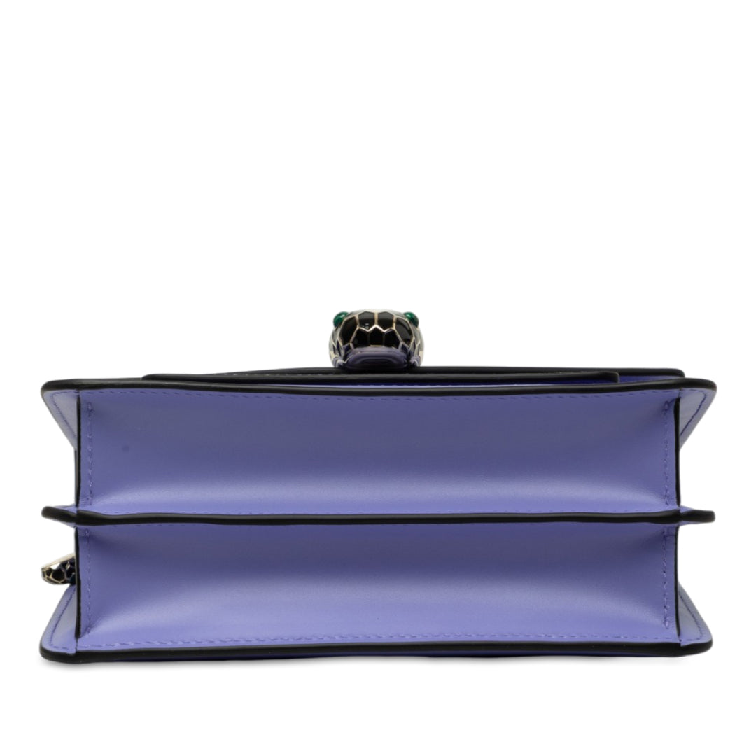 Serpenti Forever Sac Cuir de veau Violet