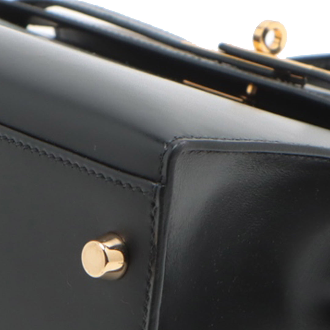 Hermès Boîte Veau Kelly II Sellier 32 Noir