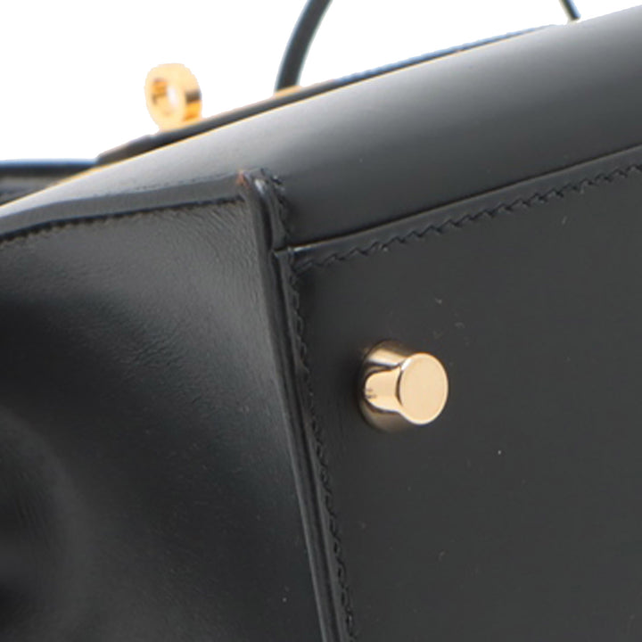 Hermès Boîte Veau Kelly II Sellier 32 Noir