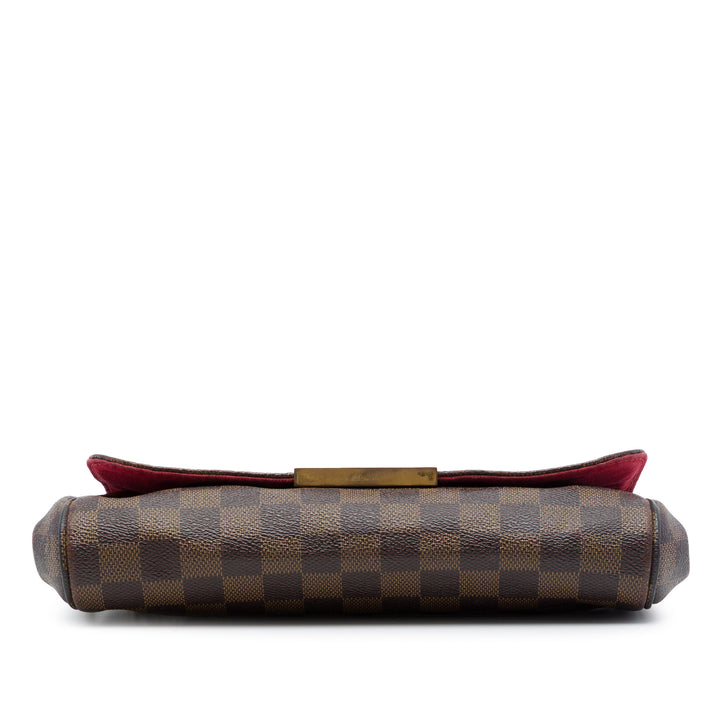 Louis Vuitton Favorite MM Damier Ébène Marron – vue 3 – GABY PARIS