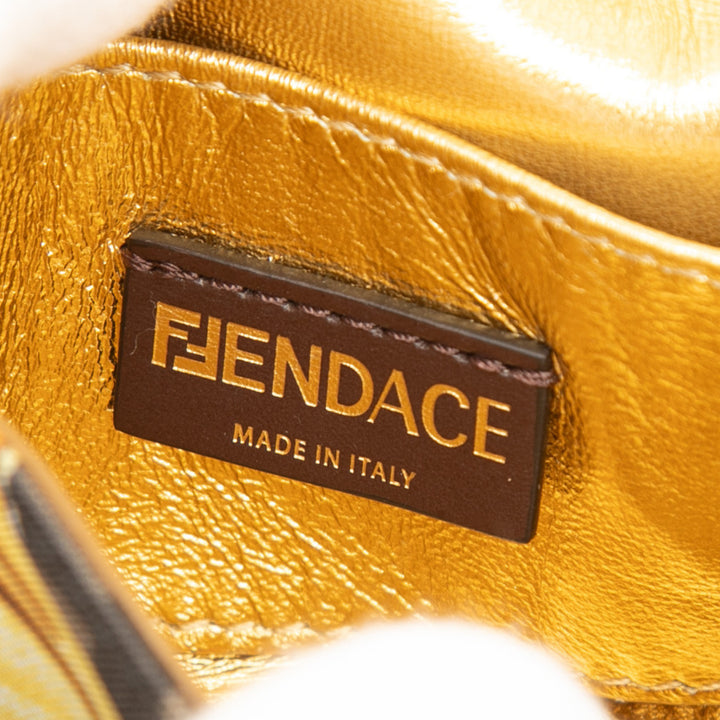 Fendace Zucca Baguette Nano Marron