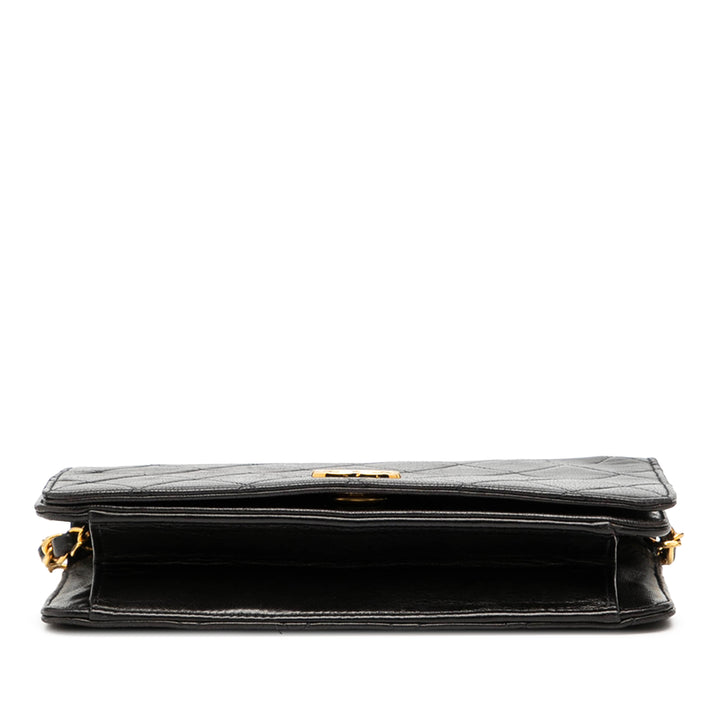 Chanel CC Matelassé Cuir d’agneau Full Simple rabat