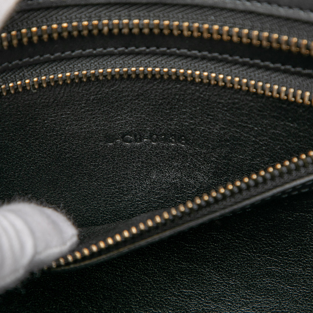 Celine Micro Tricolor Nubuck et Drummed Cuir de veau Luggage Cabas