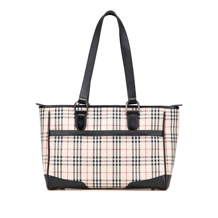 Burberry Cabas House Check Marron – vue principale – GABY PARIS