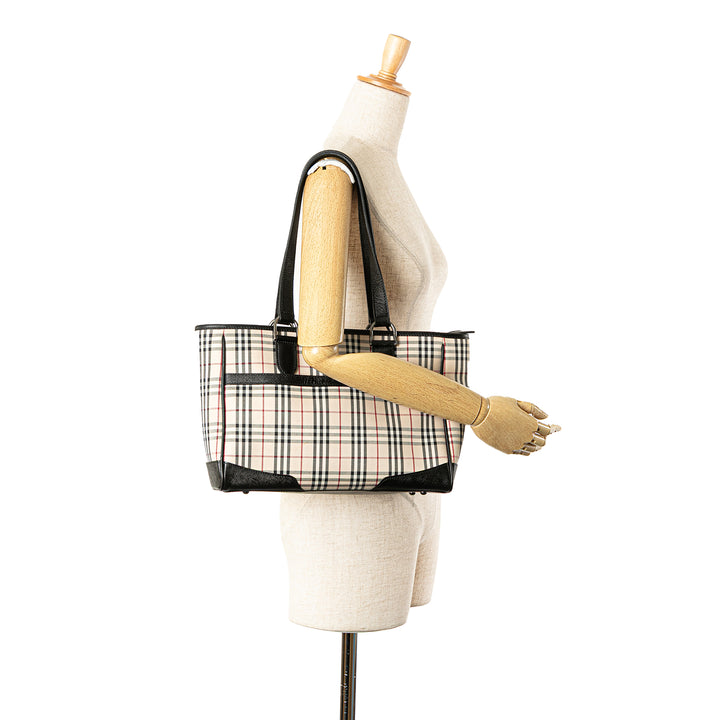 Burberry Cabas House Check Marron – vue 11 – GABY PARIS