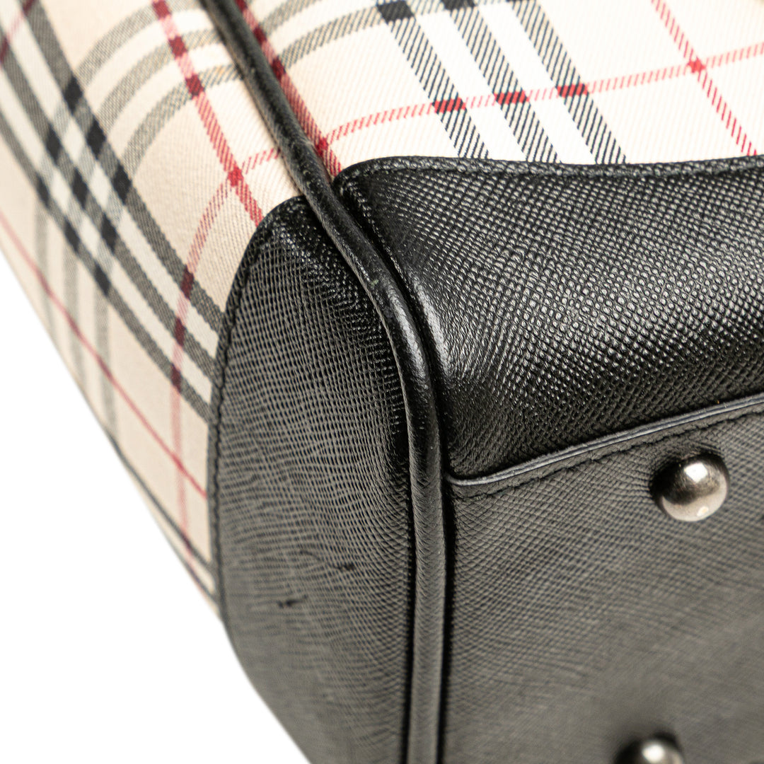 Burberry Cabas House Check Marron – vue 7 – GABY PARIS