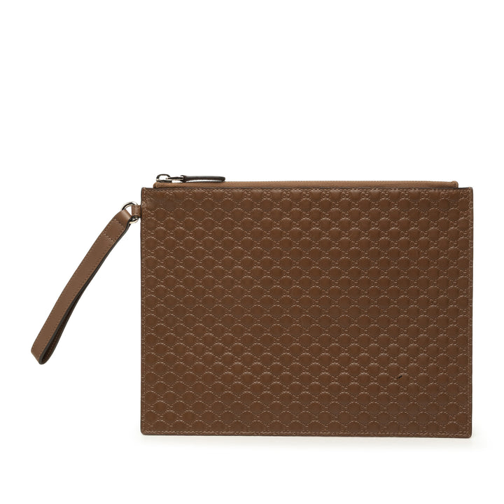 Microguccissima Pochette Marron