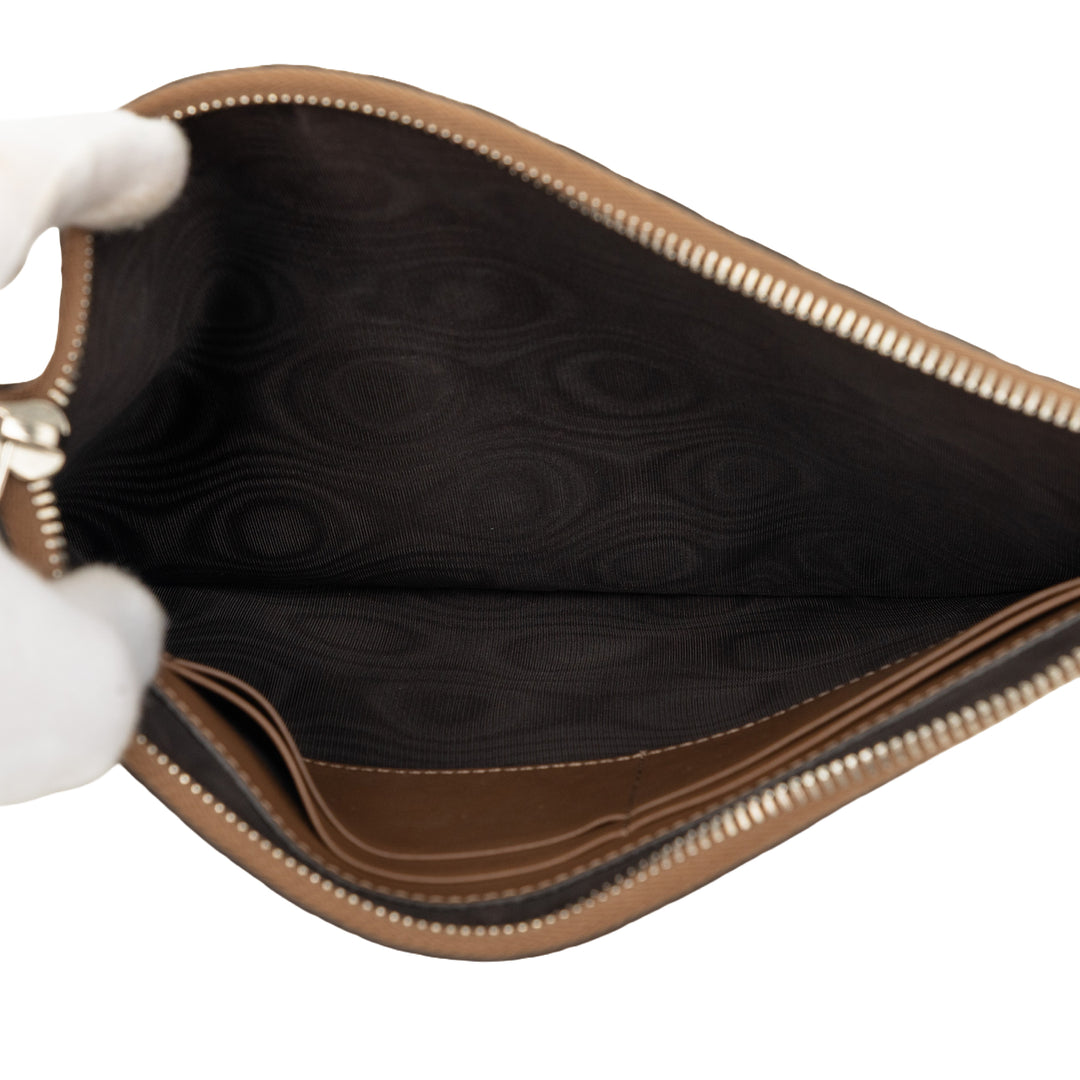 Microguccissima Pochette Marron
