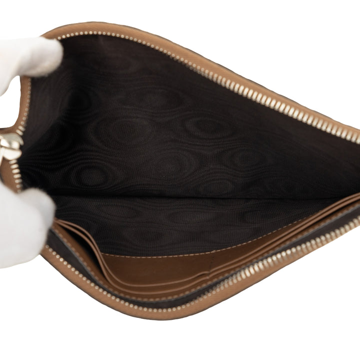 Microguccissima Pochette Marron