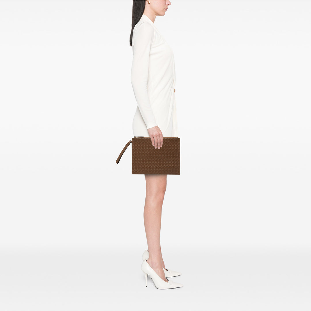Microguccissima Pochette Marron