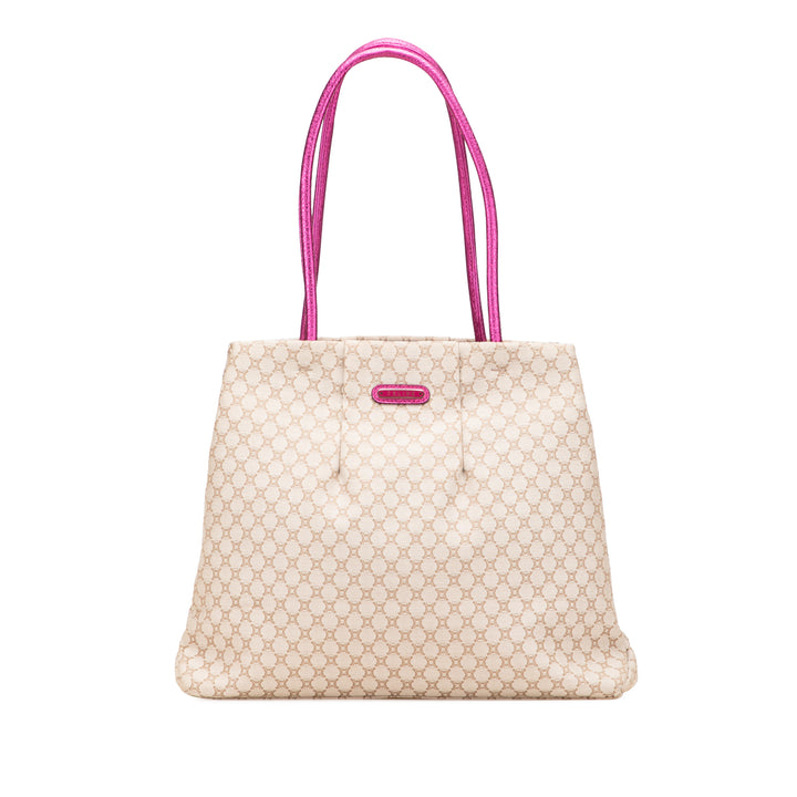 Macadam Canvas Clasp Tote Brown - Gaby Paris