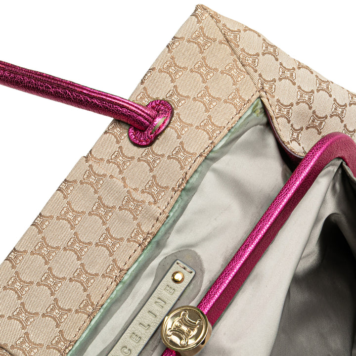 Macadam Canvas Clasp Tote Brown - Gaby Paris