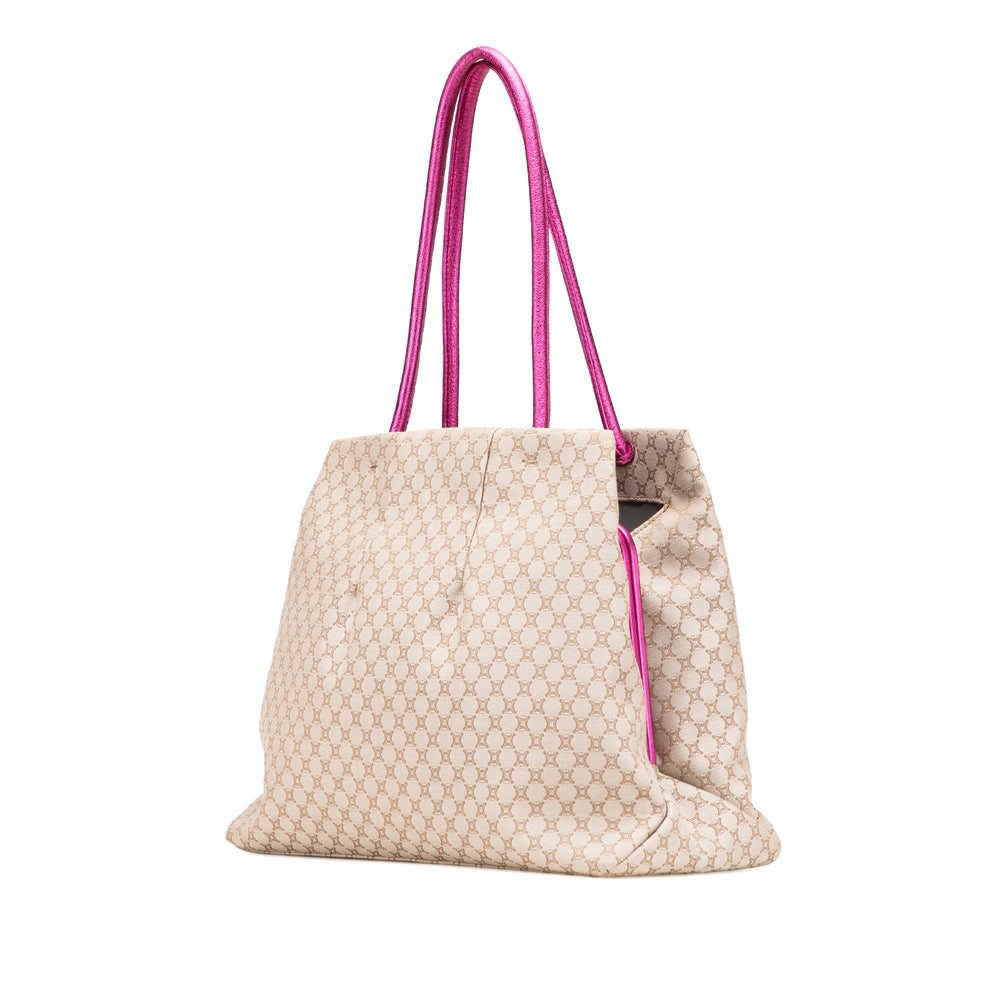 Macadam Canvas Clasp Tote Brown - Gaby Paris