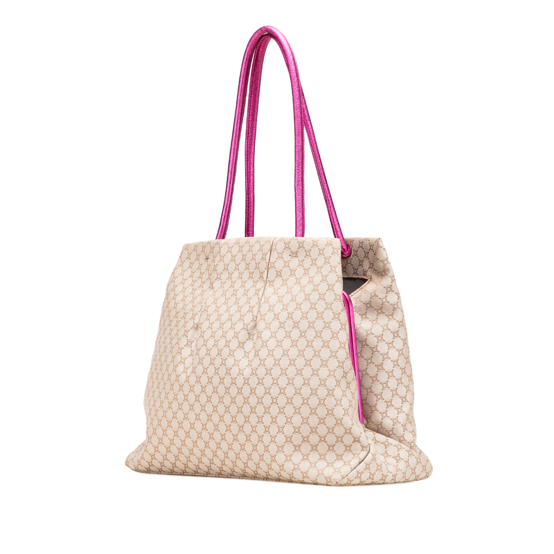 Macadam Canvas Clasp Tote Brown - Gaby Paris