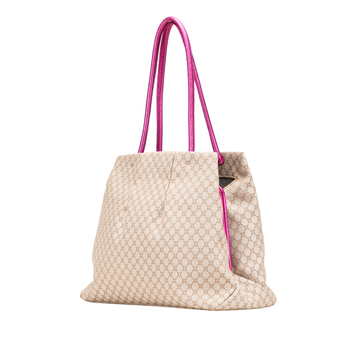Macadam Canvas Clasp Tote Brown - Gaby Paris