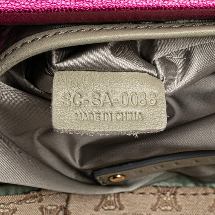 Macadam Canvas Clasp Tote Brown - Gaby Paris