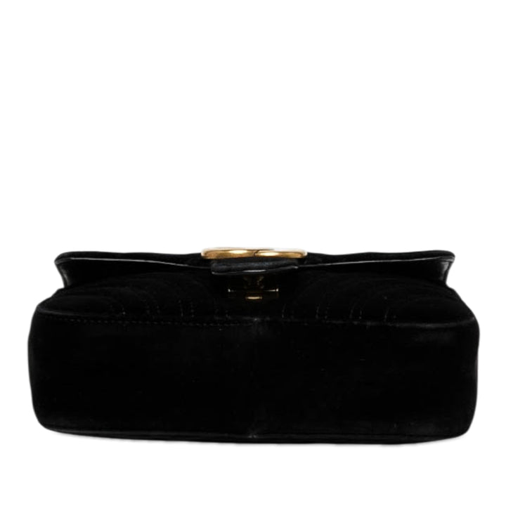 Gucci Sac porté épaule GG Marmont Matelasse Petit Noir – vue 3 – GABY PARIS