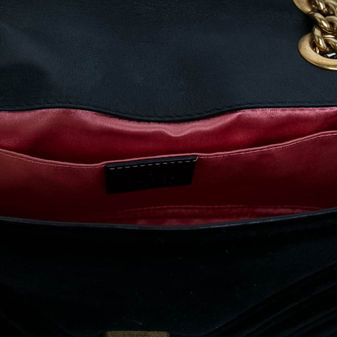 Gucci Sac porté épaule GG Marmont Matelasse Petit Noir – vue 4 – GABY PARIS