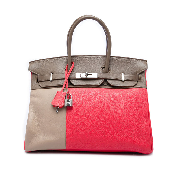 Tricolore et Birkin Cascade Retourne 35 Clémence Rose