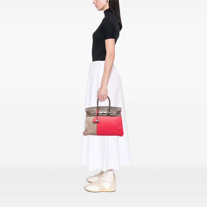 Tricolore et Birkin Cascade Retourne 35 Clémence Rose