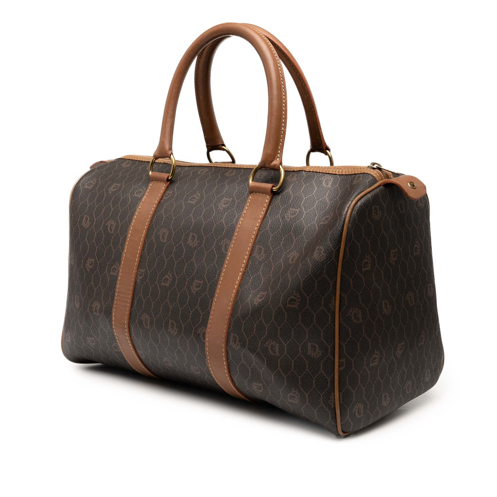 Dior Honeycomb Coated Toile Boston Sac – GABY PARIS Authentique
