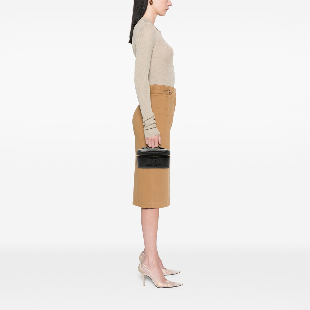 Chanel CC Caviar Vanity Bag