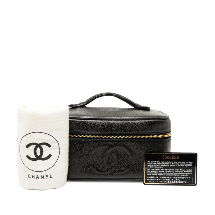 Chanel CC Caviar Vanity Bag