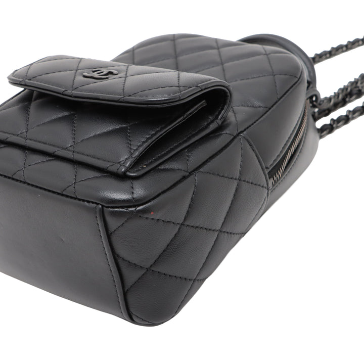 Chanel CC Matelassé Cuir d’agneau Sac à dos