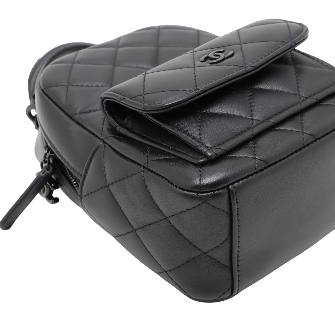 Chanel CC Matelassé Cuir d’agneau Sac à dos