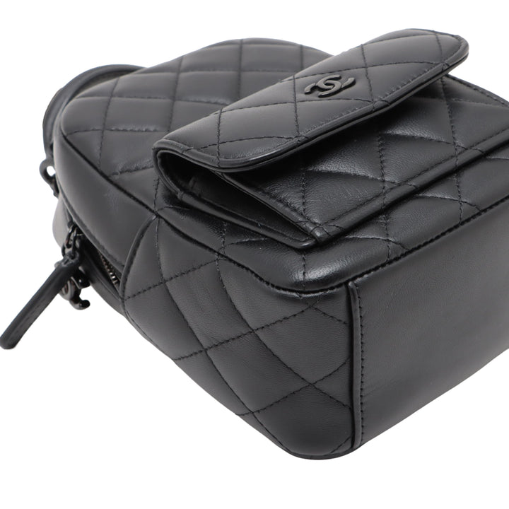 Chanel CC Matelassé Cuir d’agneau Sac à dos