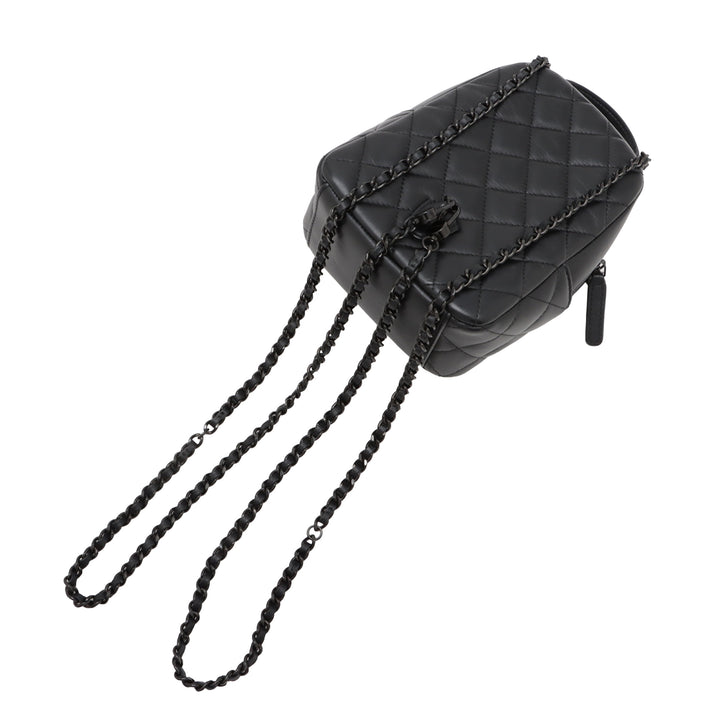 Chanel CC Matelassé Cuir d’agneau Sac à dos