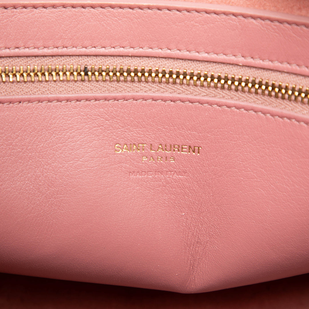 Saint Laurent Small Cuir Monogram Cabas