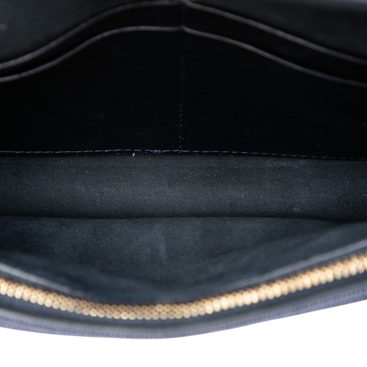 Dior Jean Cannage clouté DiorAddict Wallet on Chain