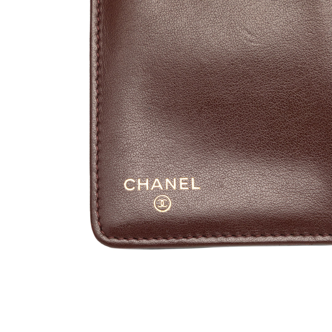 Chanel Matelassé Caviar CC L Yen Portefeuille