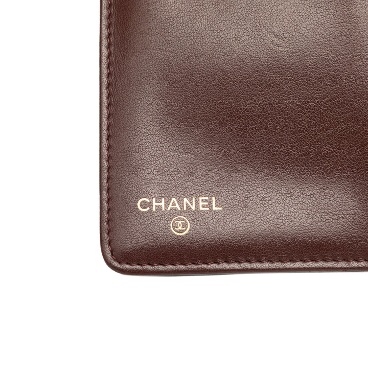 Chanel Matelassé Caviar CC L Yen Portefeuille