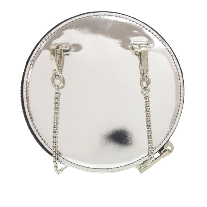 Prada Spazzolato Rond Chain Coin Sac porté croisé