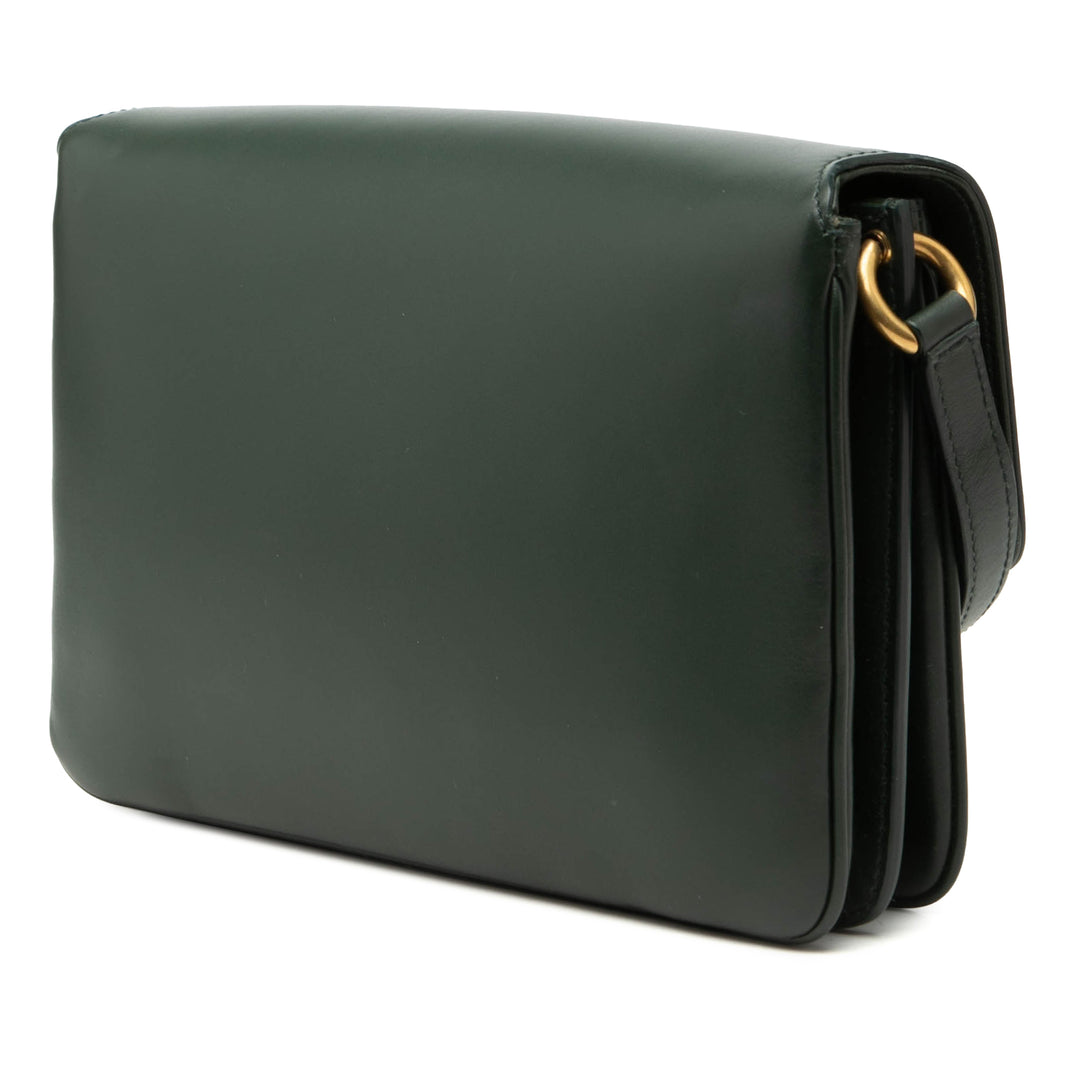 Saint Laurent Smooth Cuir de veau Le Maillon Sac porté croisé