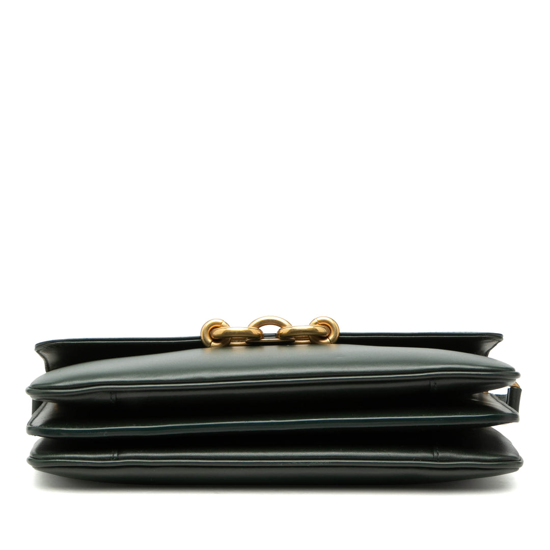 Saint Laurent Smooth Cuir de veau Le Maillon Sac porté croisé