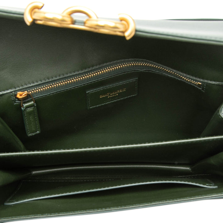 Saint Laurent Smooth Cuir de veau Le Maillon Sac porté croisé