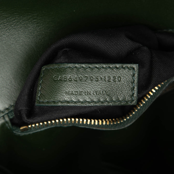 Saint Laurent Smooth Cuir de veau Le Maillon Sac porté croisé