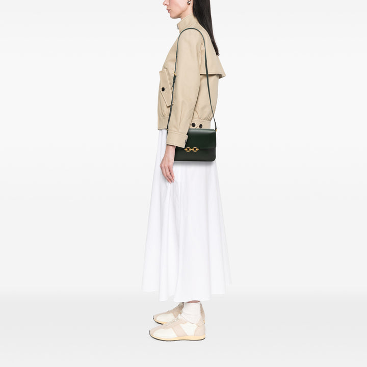 Saint Laurent Smooth Cuir de veau Le Maillon Sac porté croisé