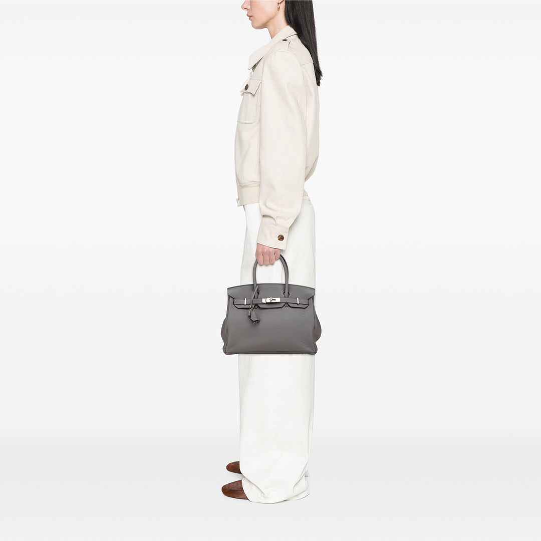 Hermès Togo Birkin Retourne 30 Gris