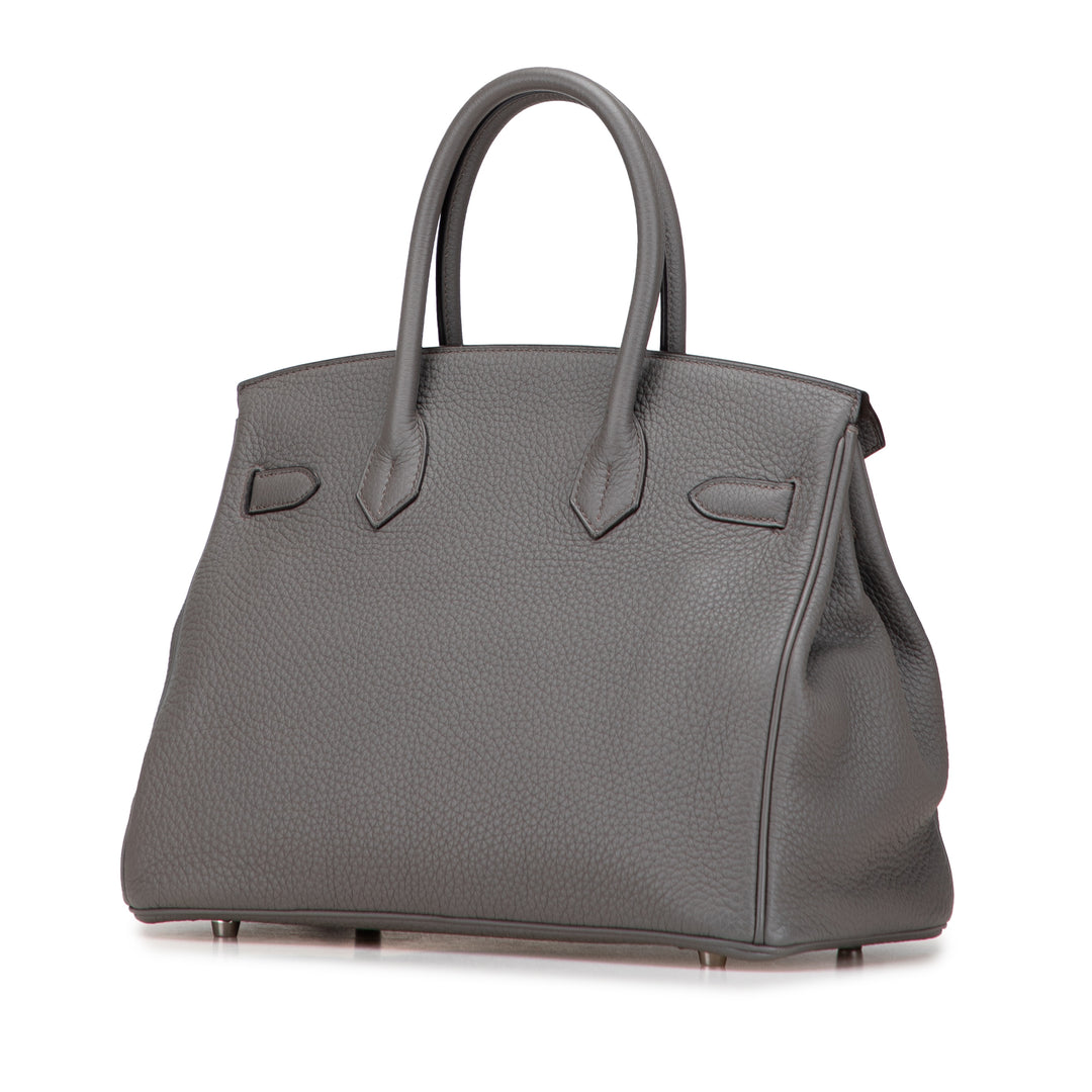 Hermès Togo Birkin Retourne 30 Gris