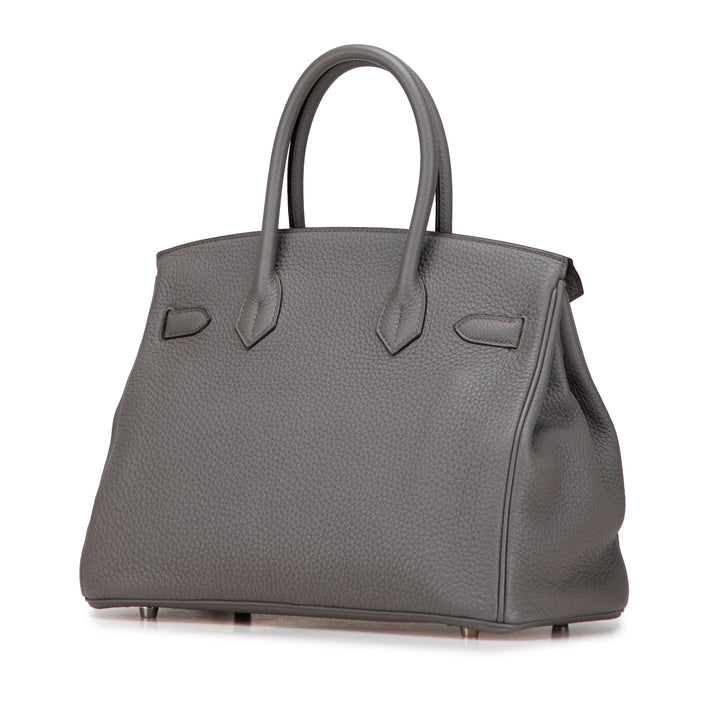 Hermès Togo Birkin Retourne 30 Gris