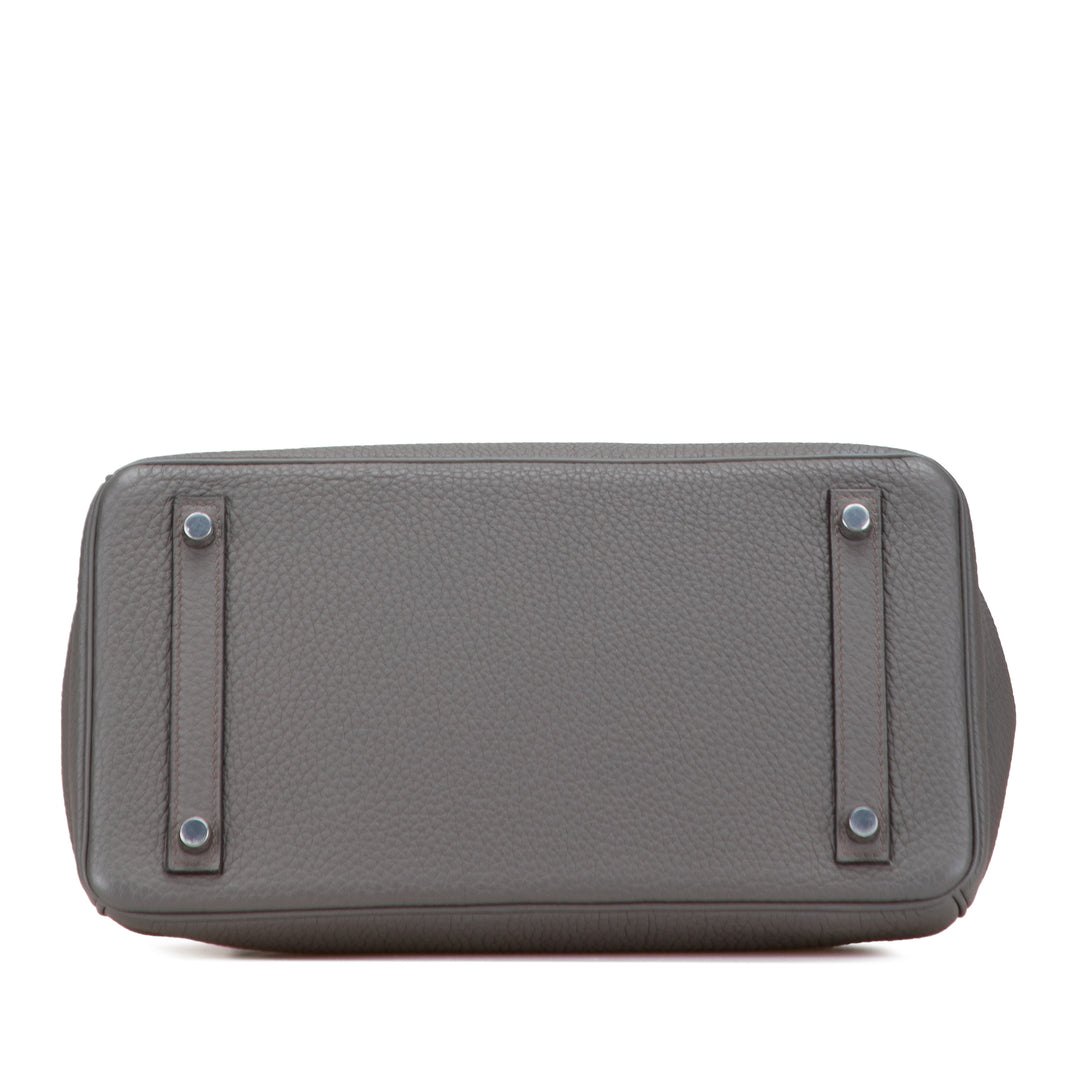 Hermès Togo Birkin Retourne 30 Gris