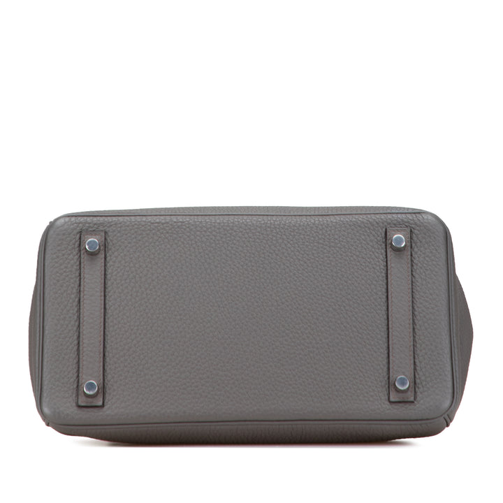 Hermès Togo Birkin Retourne 30 Gris