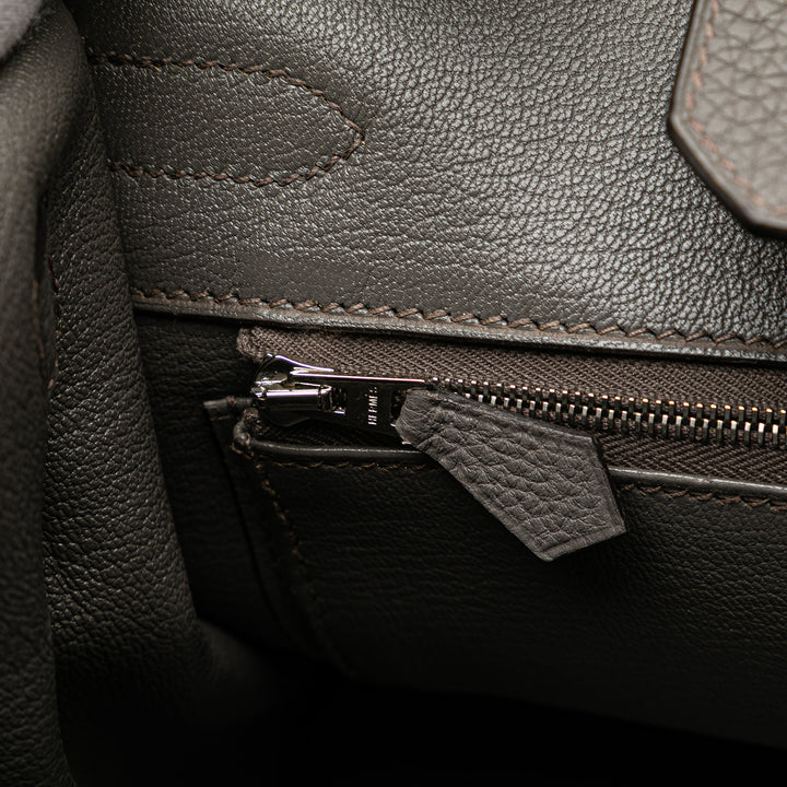 Hermès Togo Birkin Retourne 30 Gris